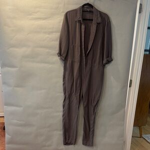 James Perse Charcoal linen Jumpsuit